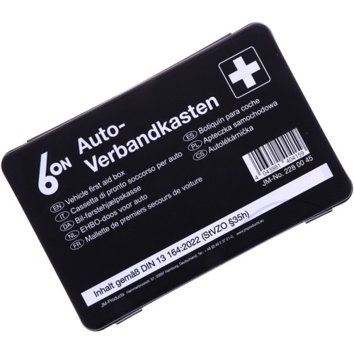 6on kfz verbandkasten schwarz - kfz-verbandkasten,